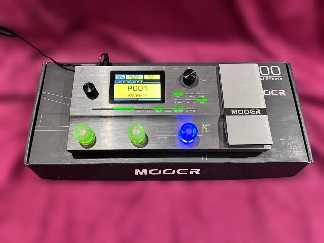 MOOER GE200 アンプモデリング・マルチエフェクト - メルカリ