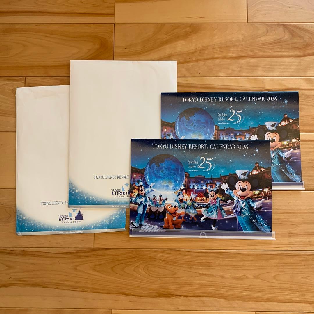 東京ディズニーリゾート カレンダー 2026 2部セット - メルカリ