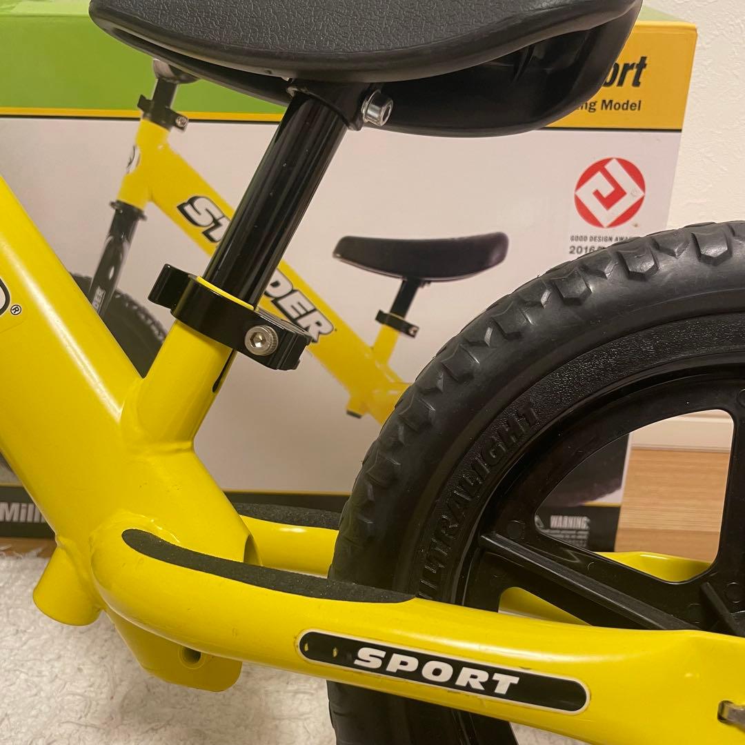 【STRIDER SPORT】12インチ キックバイク 箱・サポーター付!