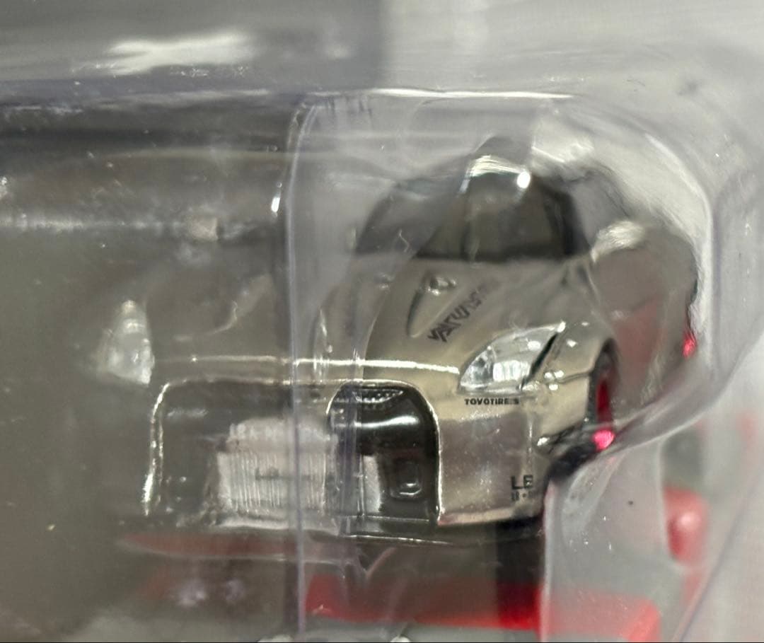 ミニGT 1/64 LB WORKS 日産 GT-R R35 サテンシルバー