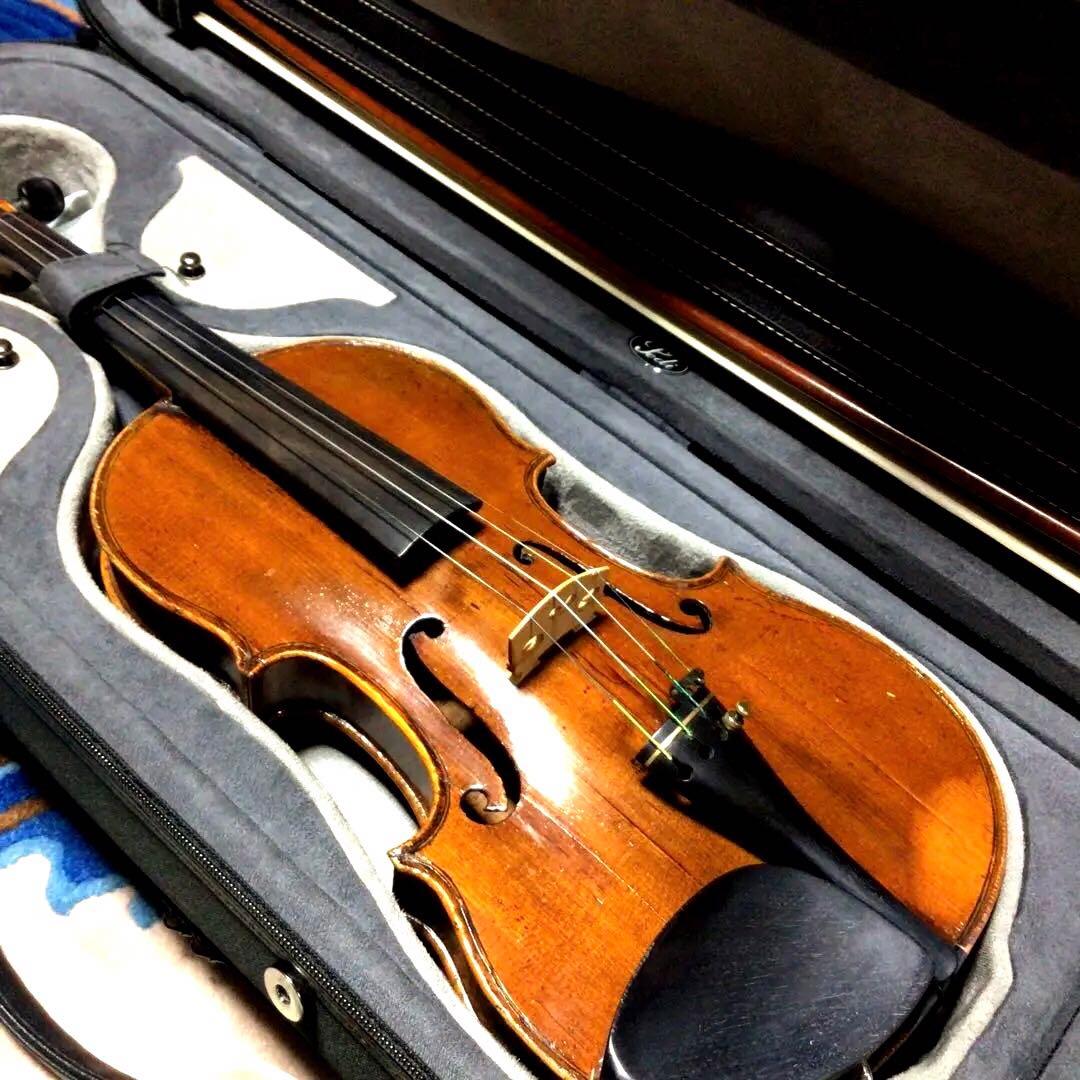 オールドフレンチ　レッドブラウンバイオリン本体