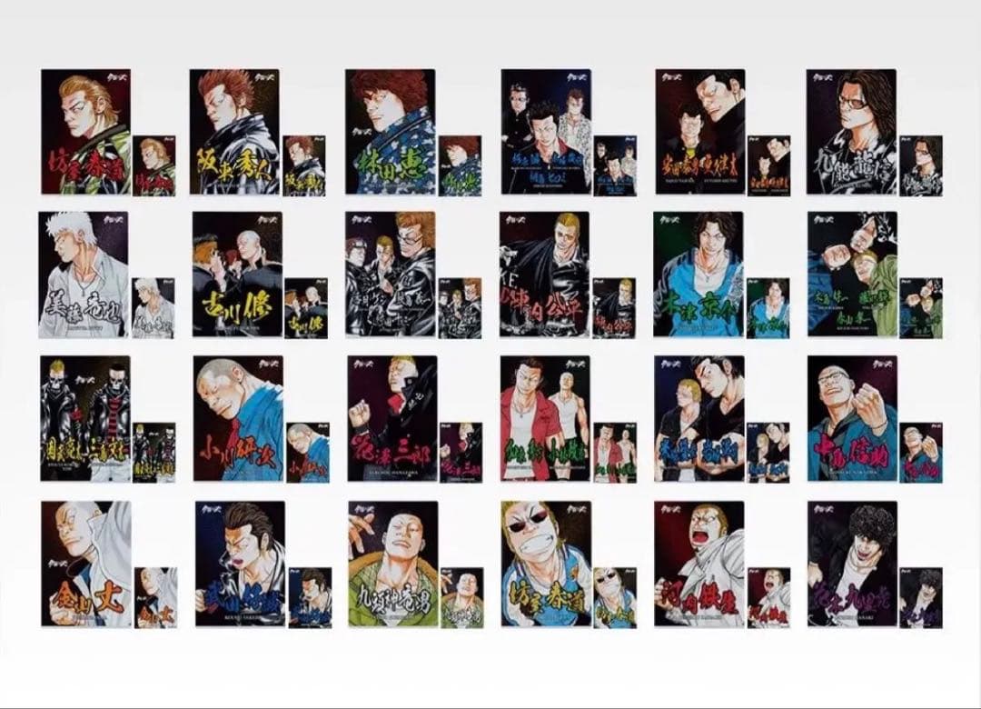 クローズ＆WORST 一番くじ クリアファイル＆ステッカー フルコンプ