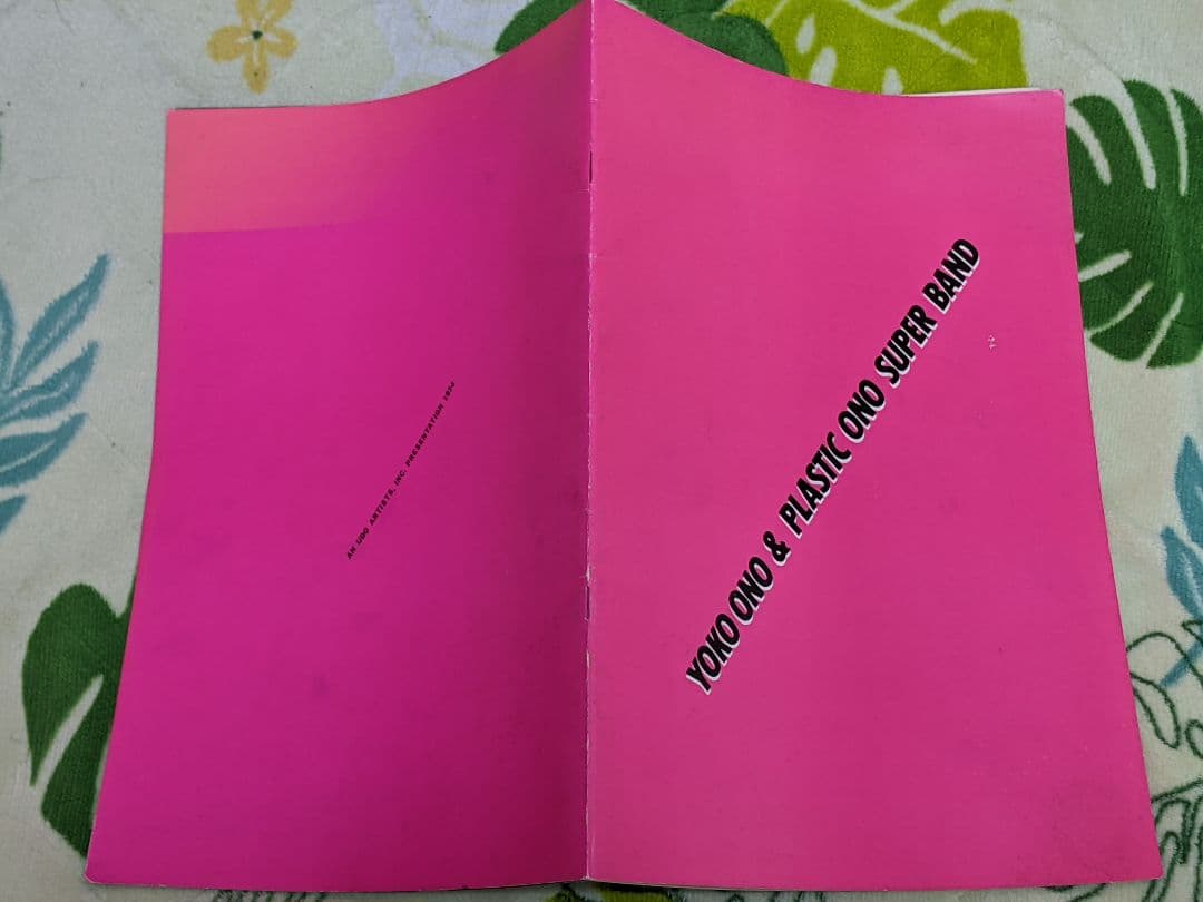 オノヨーコ/YOKO ONO/ツアーパンフレット 1974年の通販はau PAY