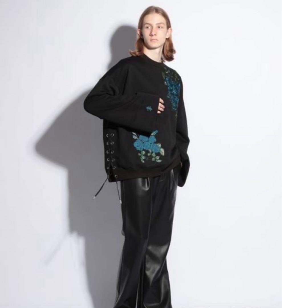 Ado×HARE】サイドレースアップローズシシュウスウェットM