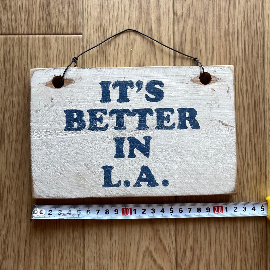 ブランディーメルビル IT’S BETTER IN L.A. サインプレート ブランディーメルビル MADE IN THE 90'S サインプレート - メルカリ