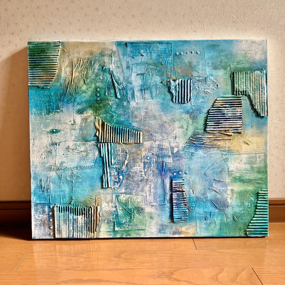 wall＊大きめ12号キャンバス　絵画　原画　現代アート　モダン　インテリア