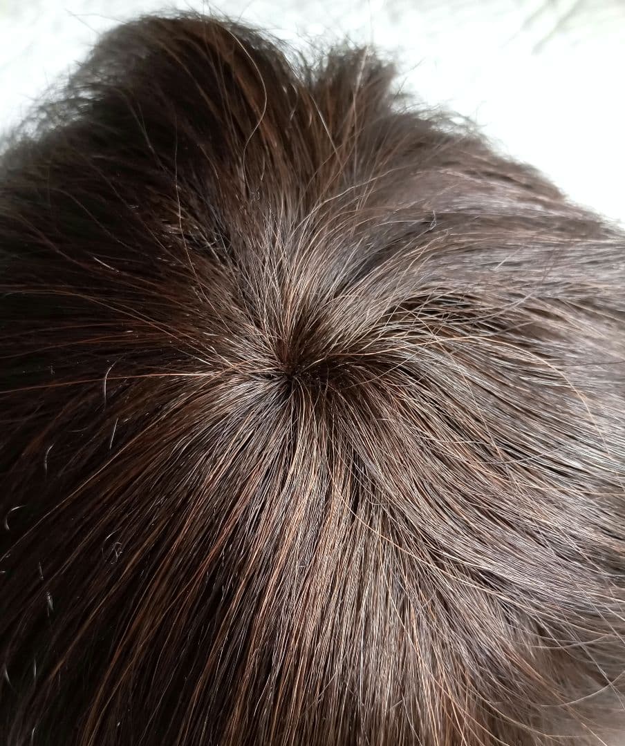 【タグ付】ラパンドアール リュネール ウィッグ 高級人毛使用 ナチュラルブラウン