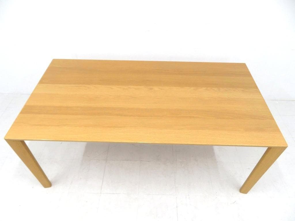 展示品　カンディハウス　オーク材　ナラ材　ダイニングテーブル　ウイングラックス