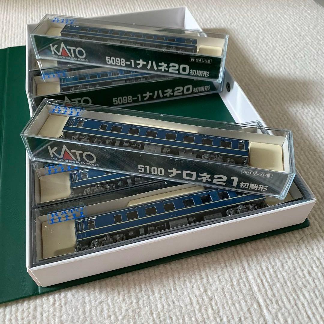 【KATO】 ナハネ20初期形×3両 +ナロネ21 初期形×3両 (床下グレー)