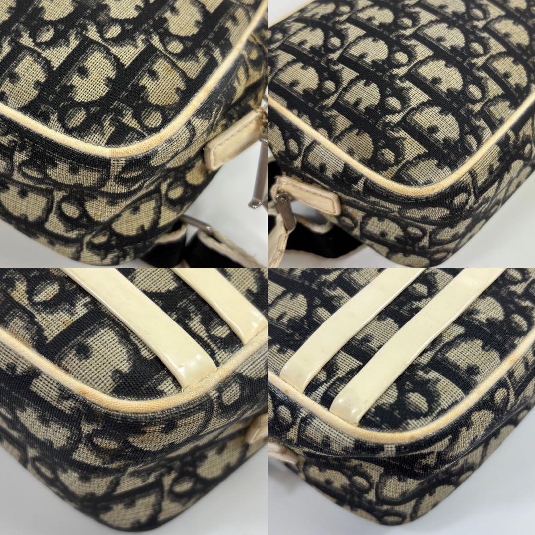 クリスチャンディオール ショルダーバッグ トロッター PVC パテントレザー