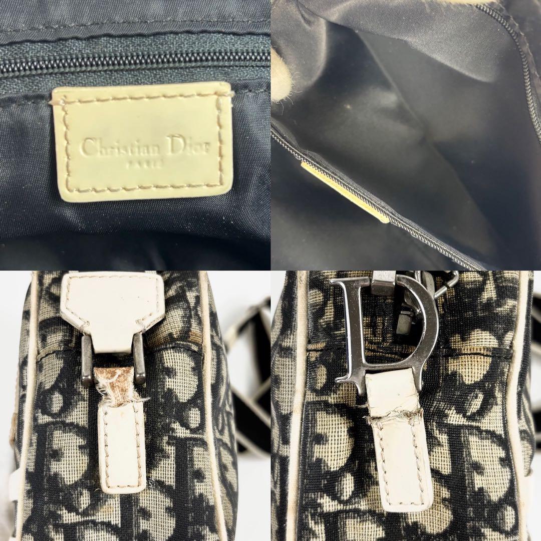 クリスチャンディオール ショルダーバッグ トロッター PVC パテントレザー