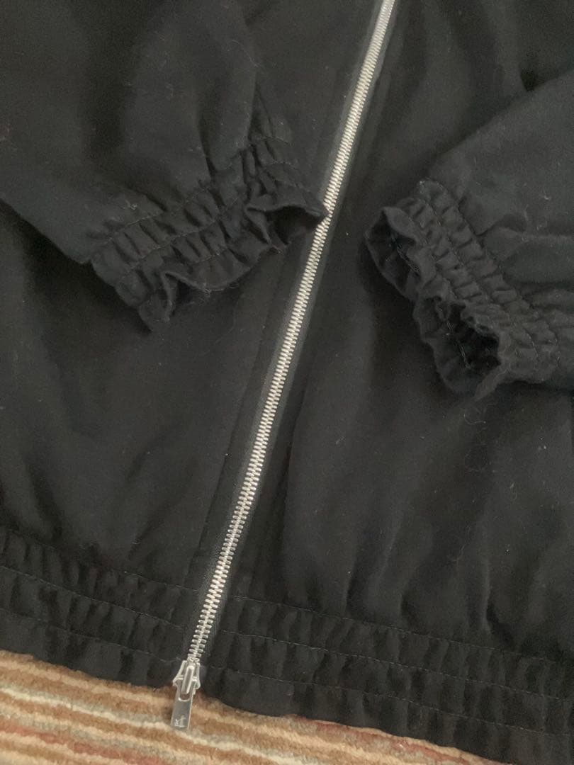 ⭐️超美品⭐️マスターバニー　ベロア　切り替えジップパーカー　ジャケット　蓄熱　黒