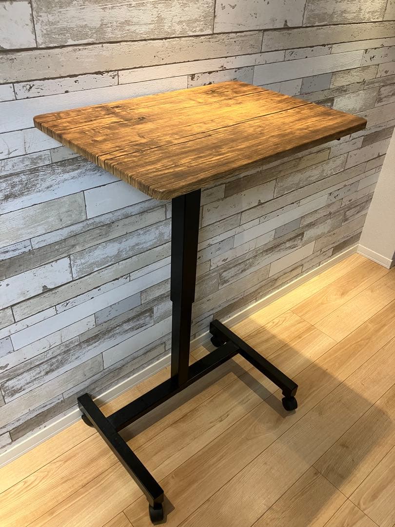 【送料込み】昇降デスク 幅70スタンディングデスク ヴィンテージカラー