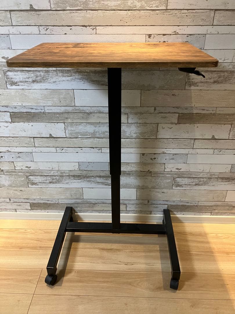 【送料込み】昇降デスク 幅70スタンディングデスク ヴィンテージカラー