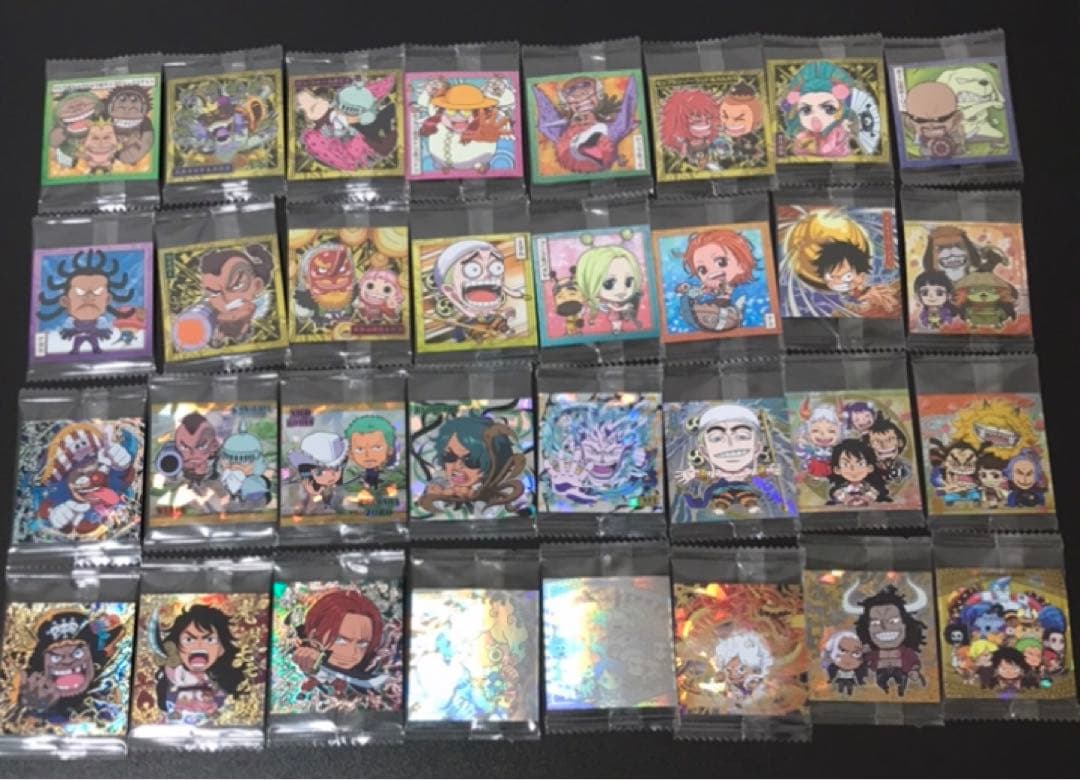 ワンピース　ウエハース　シール　大量　￼￼￼L￼og1〜7まで