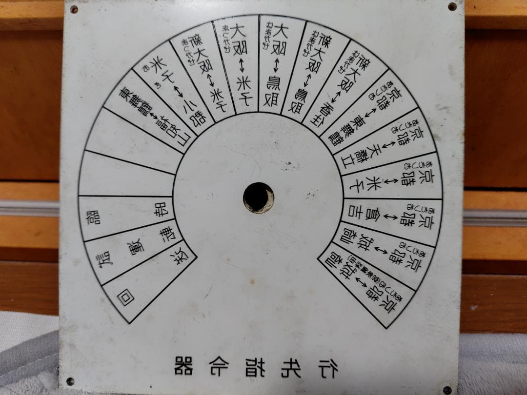 キハ181系　指令器対照表