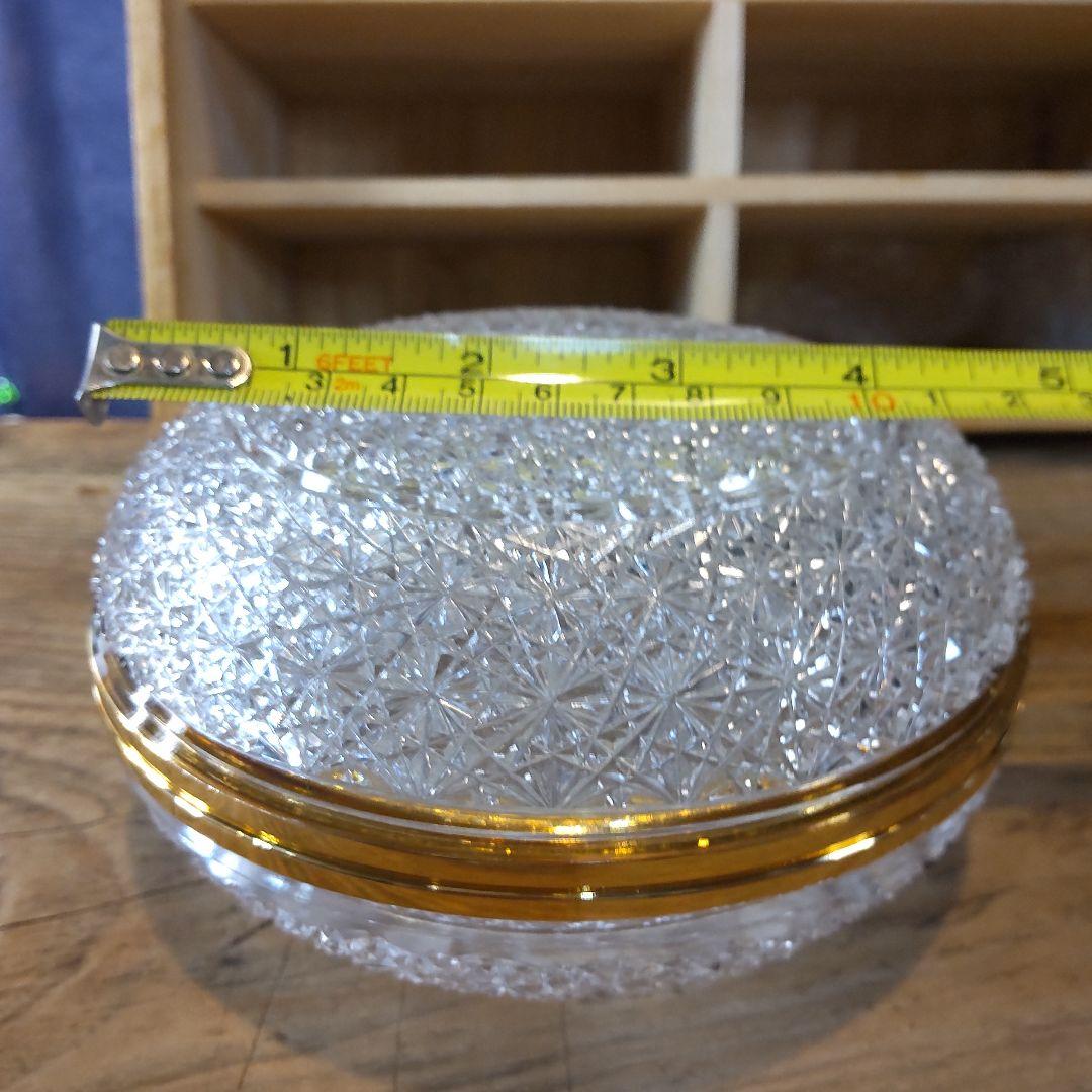 須田秀石④ 茶懐石用 クリスタル 五客セット（内、蓋が無い物2