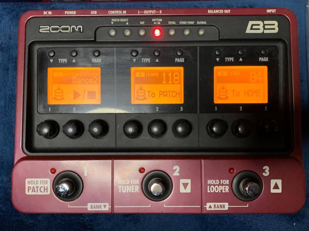 ZOOM ベース用エフェクト アンプシミュレーター B3 ZOOM B3