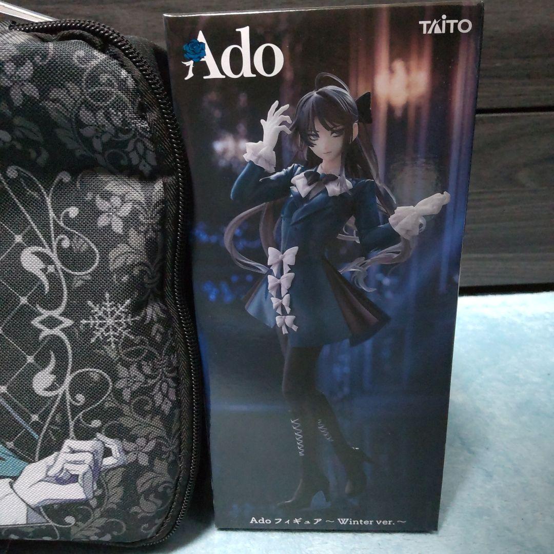 か*ん様 ラウンドワン限定 Ado フィギュア 収納ケース ステッカー4点 計6