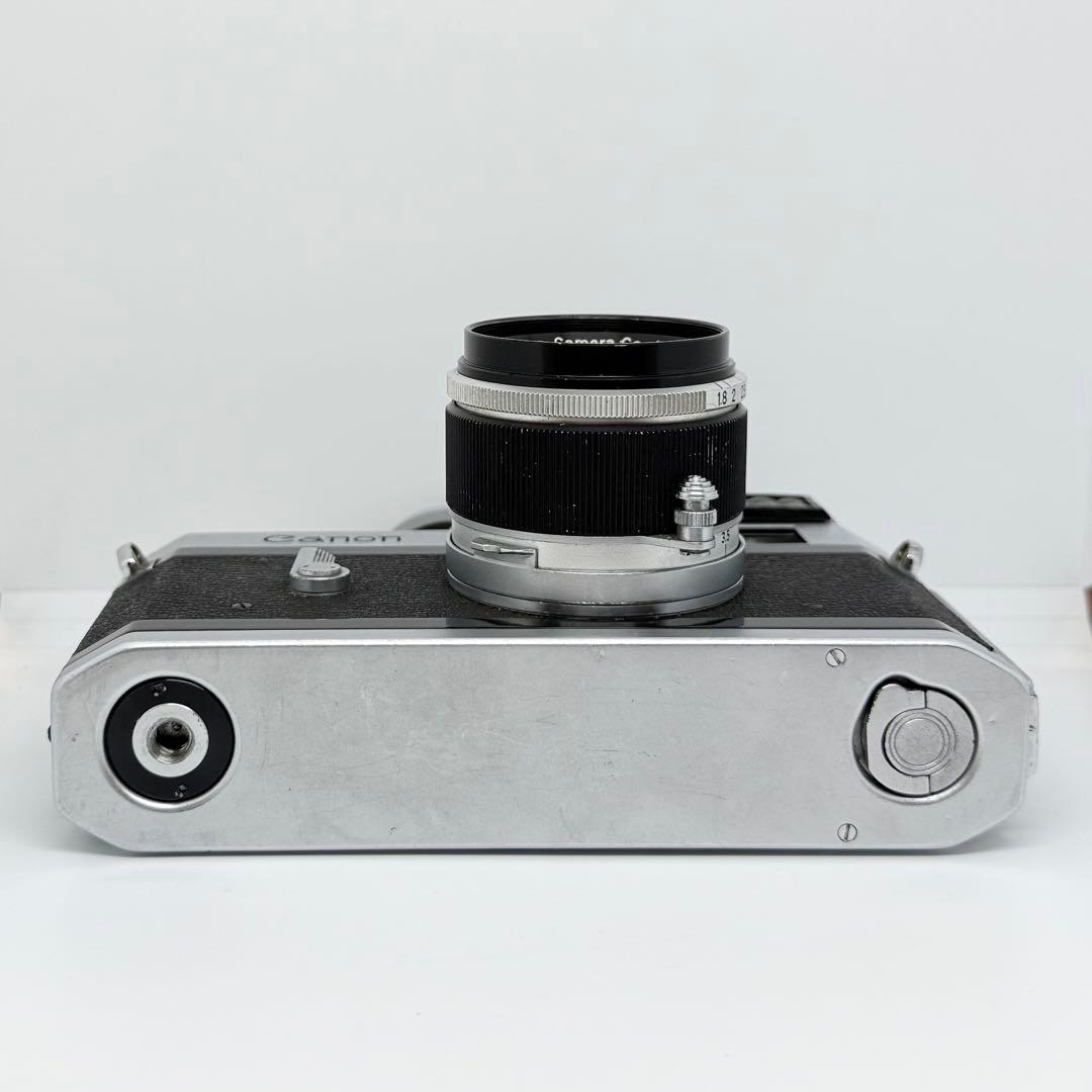 完動品】Canon P ポピュレール 露出計付き フィルムカメラ 動作確認済み