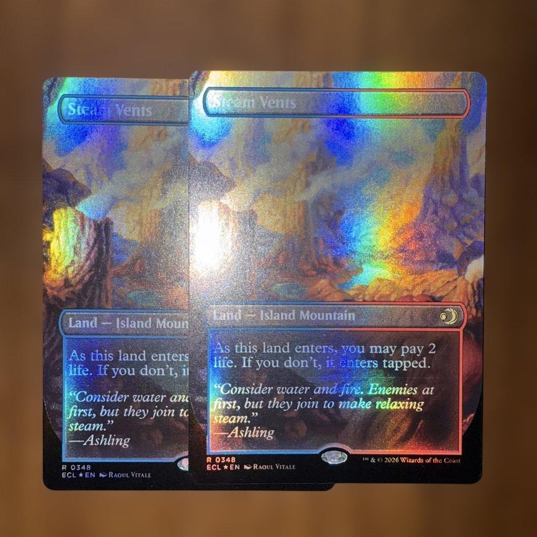 蒸気孔/Steam Vents 英語 ショーケース foil 2枚セット - メルカリ