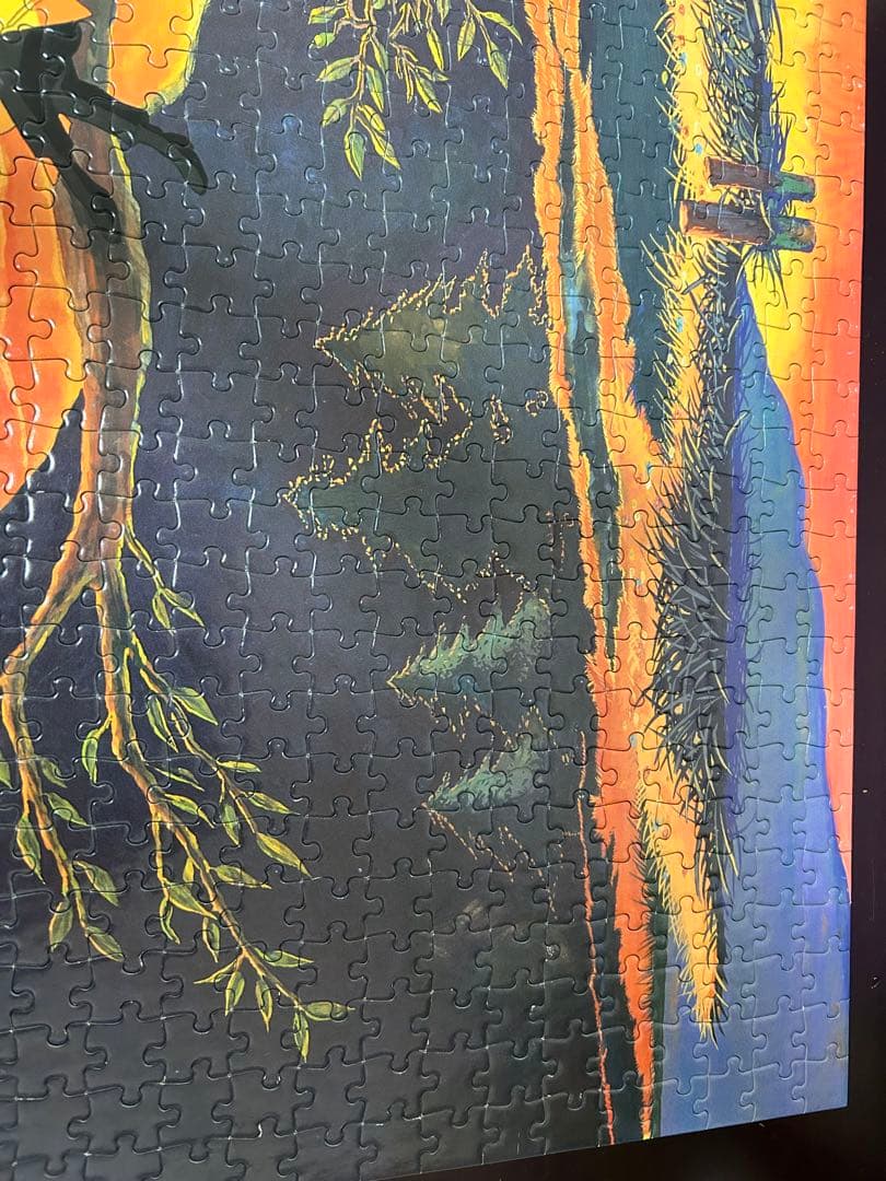 ジグソーパズル ムーミン 夕暮れのスナフキン 1000ピース 中古品