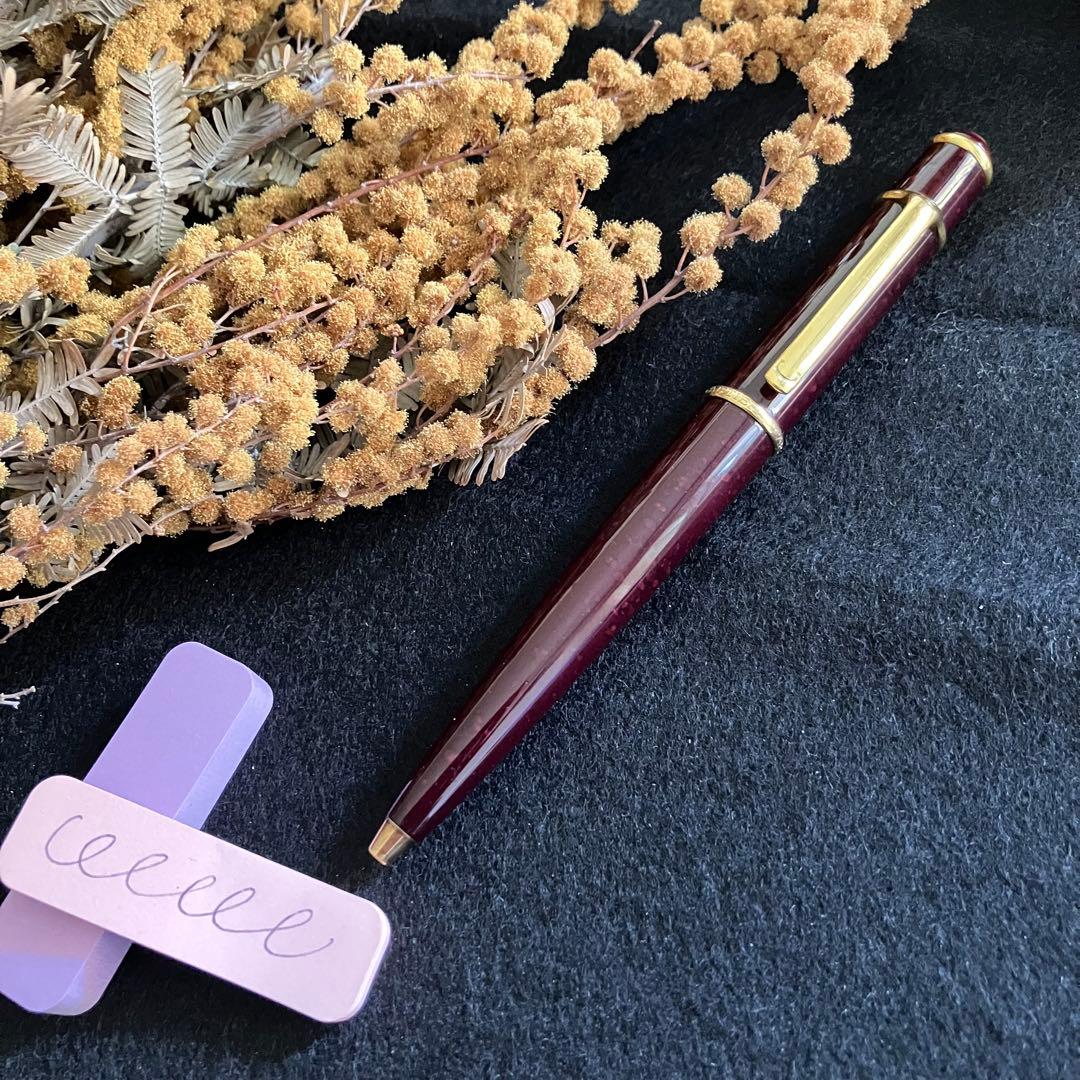 Cartier】ディアボロ ボールペン バーガンディレッドラッカー仕上げ