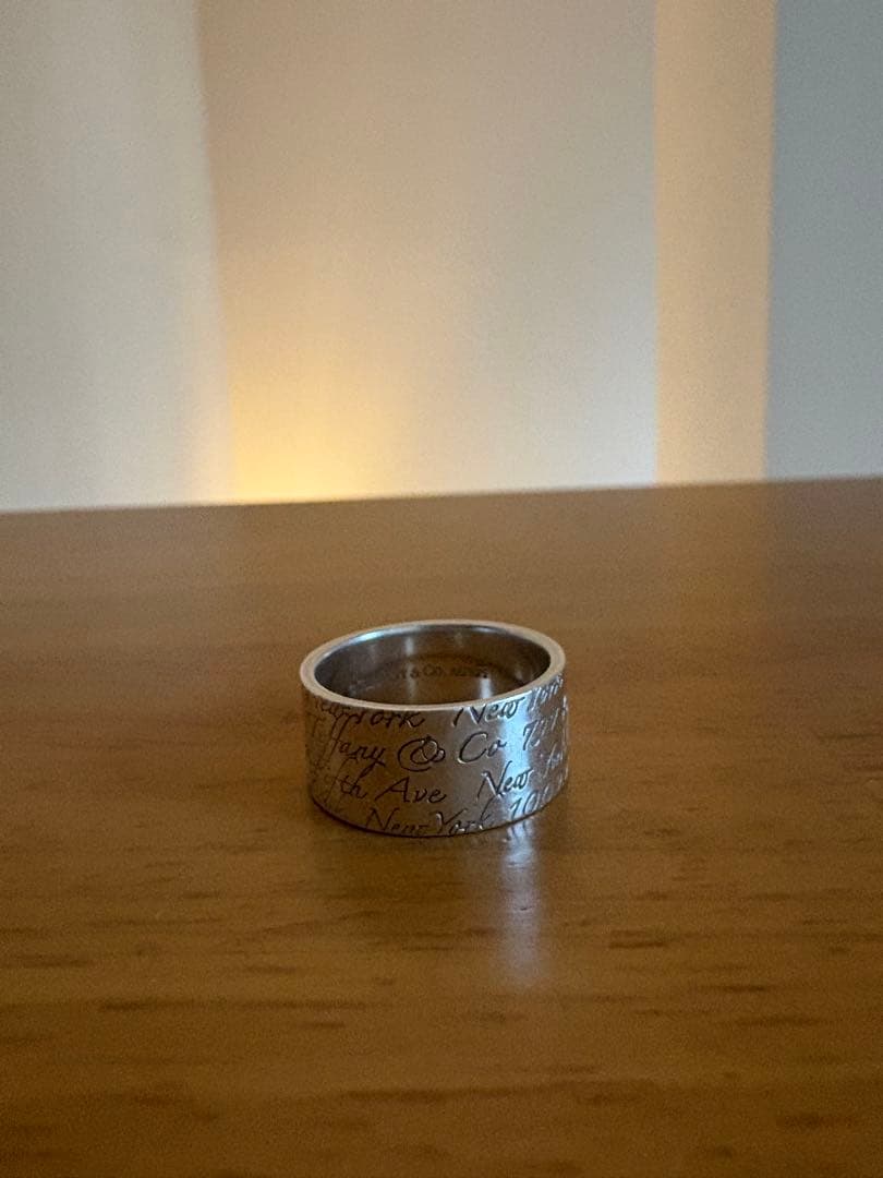 ティファニー ノーツ ワイド 20号 リング
