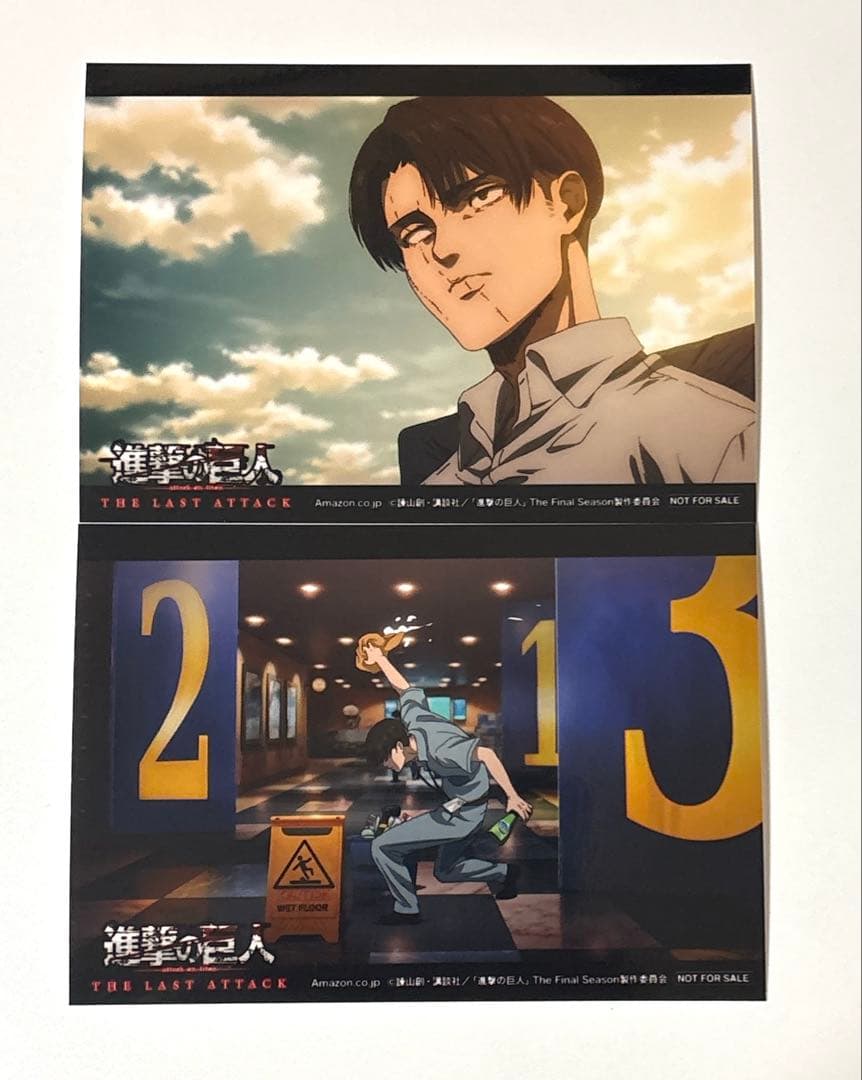 進撃の巨人 完結編 ブルーレイ DVD 特典 Amazonブロマイド リヴァイ