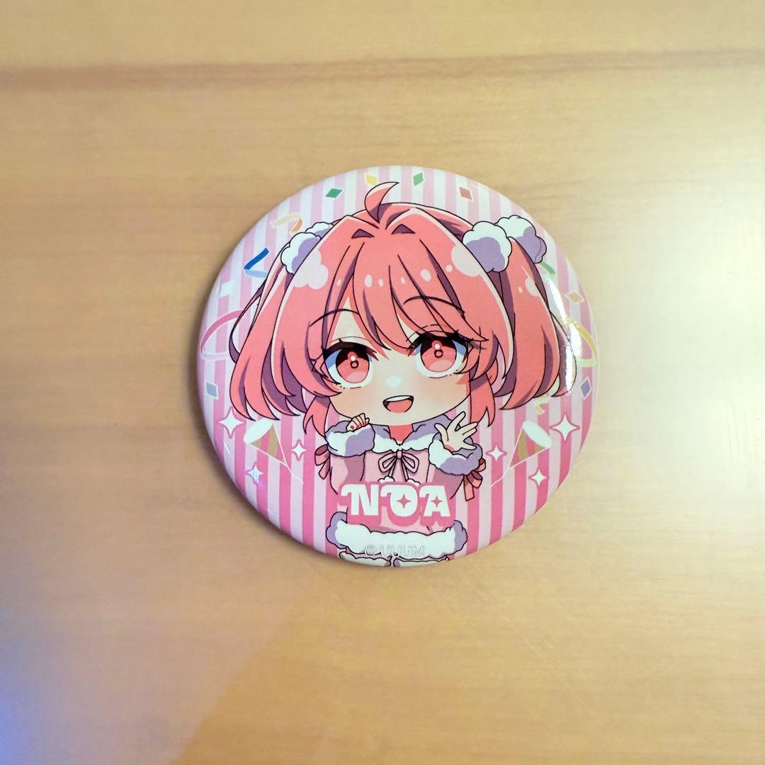 のあ 】 デフォ 缶バッジ カラフルピーチ ピーチパーティ ぷぴぱ