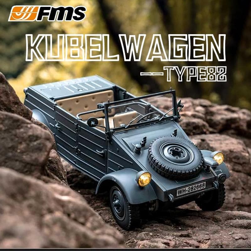 新品・動作確認済】FMS 1/12 キューベルワーゲン Type82 RCカー｜Yahoo