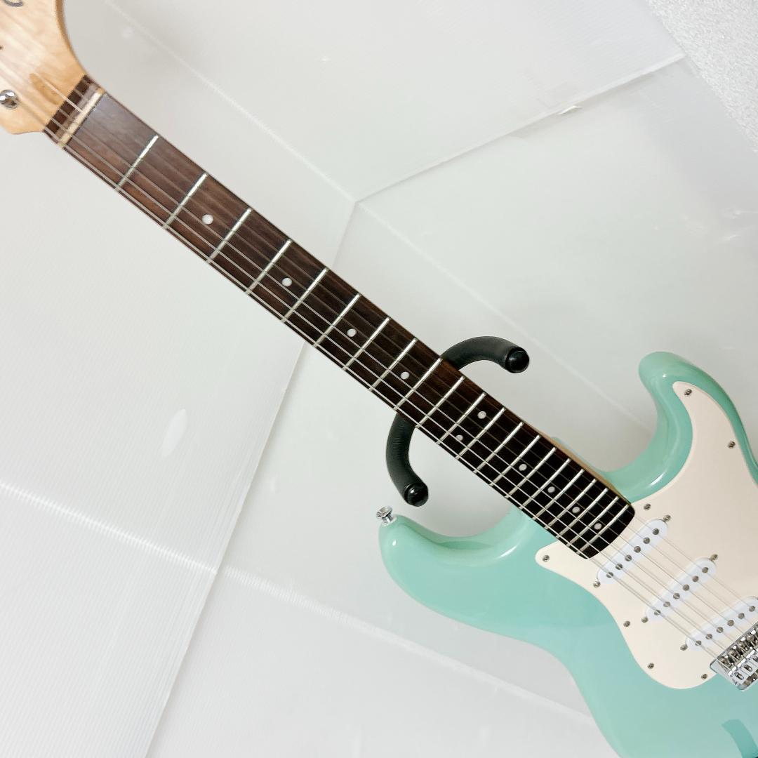 美品 Squier スクワイヤー Stratocaster サーフグリーン