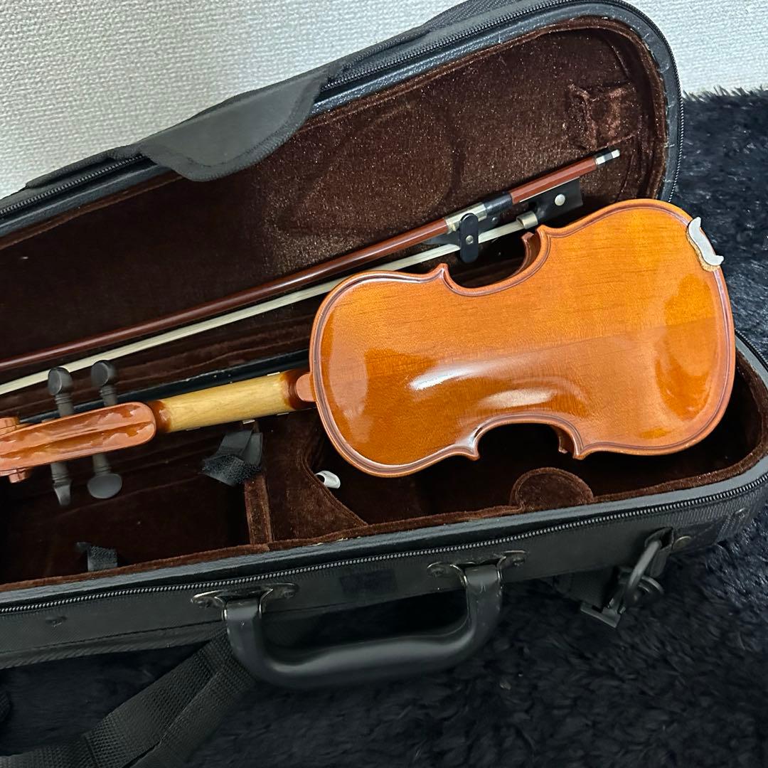 希少 バイオリン 1/16サイズ 子供用 ミニ 弦楽器 弓 ケース付属