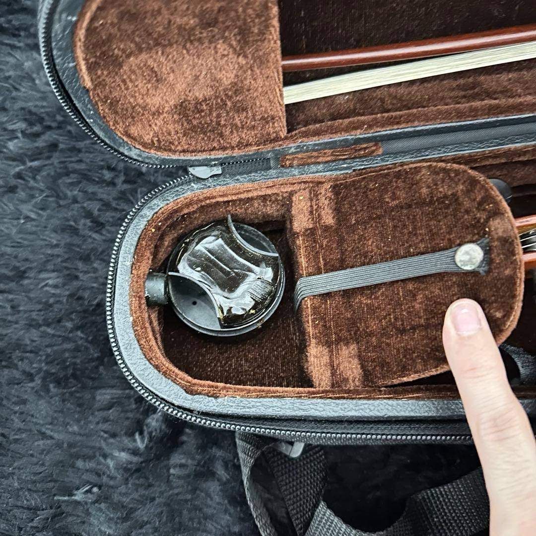 希少 バイオリン 1/16サイズ 子供用 ミニ 弦楽器 弓 ケース付属