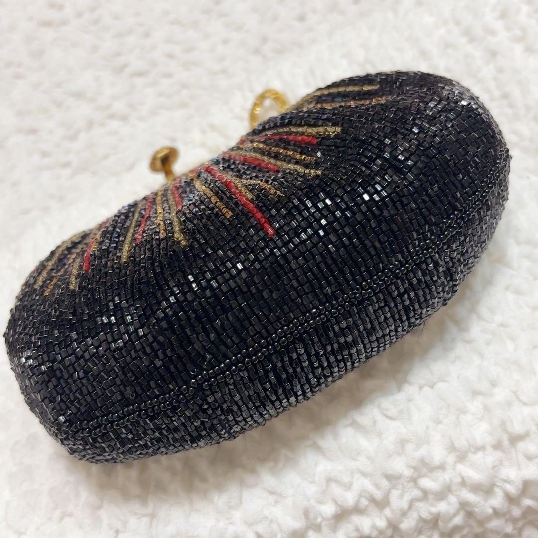 ルミー はしもと ビーズバッグ 和装 マルチカラー パーティバッグ ヴィンテージ