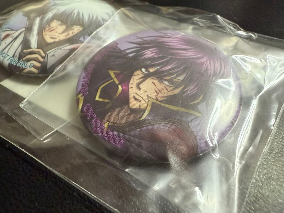 激レア！新品未開封】銀魂 銀時 高杉 ぬいぐるみペンポーチ 特典 缶バッジ