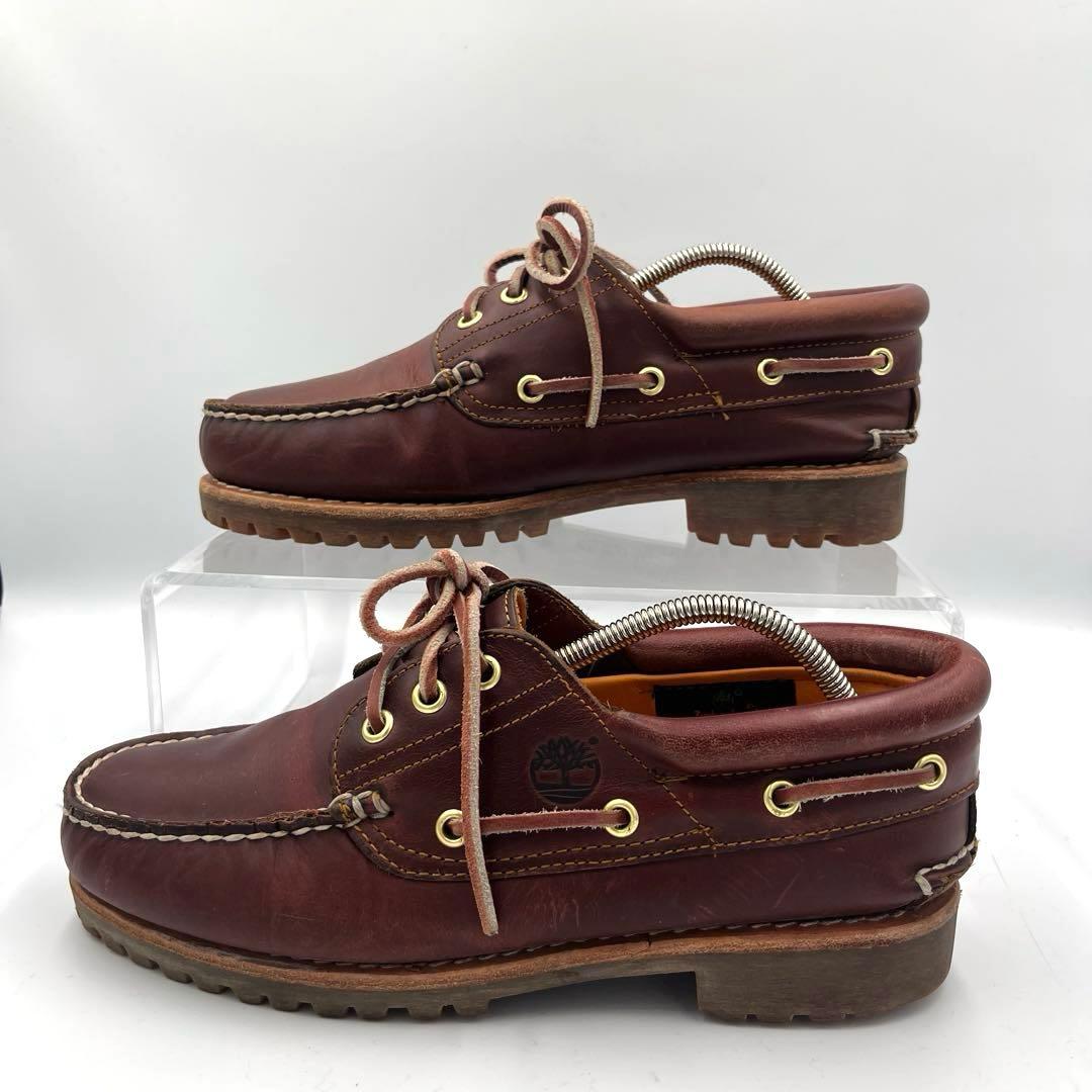 靴 Timberland 3eye classic lug Burgundy