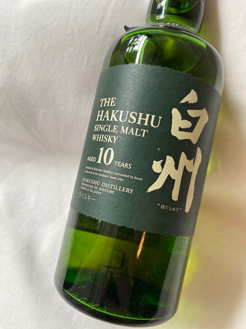 未開栓 サントリー 白州 10年 シングルモルトウイスキー 700ml 40％
