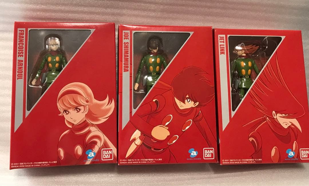 サイボーグ009 バトルアライブ DVD 特典 フィギュア セット