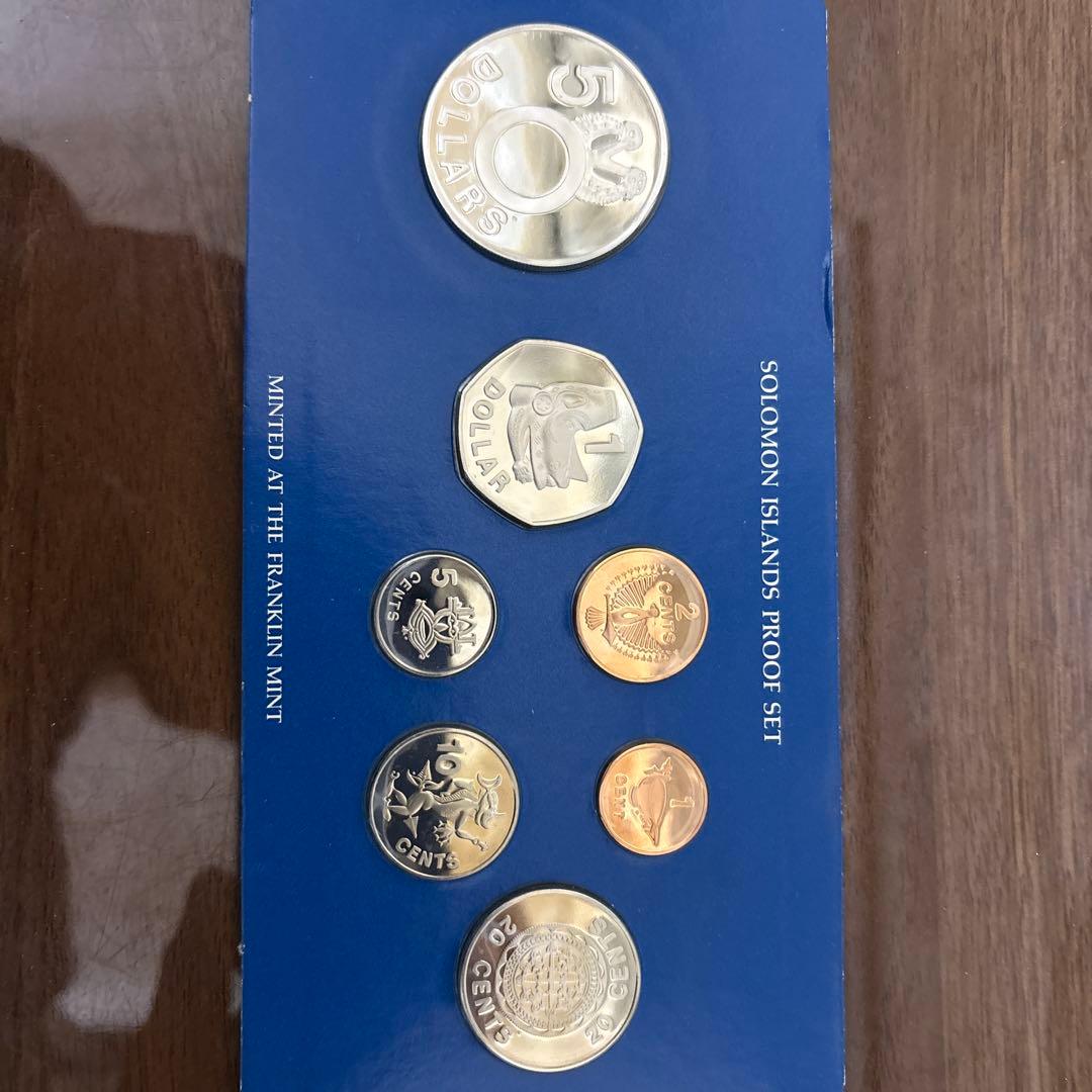 1978年 ソロモン諸島 プルーフコイン 7種セット（大型銀貨含む・証明