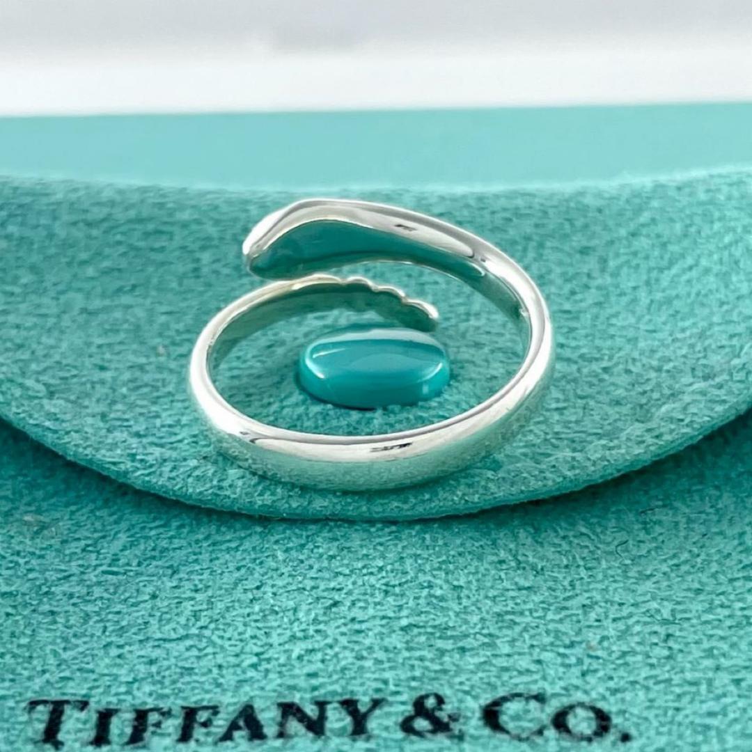 ティファニー 14号 スネーク リング エルサペレッティ シルバー P67fe