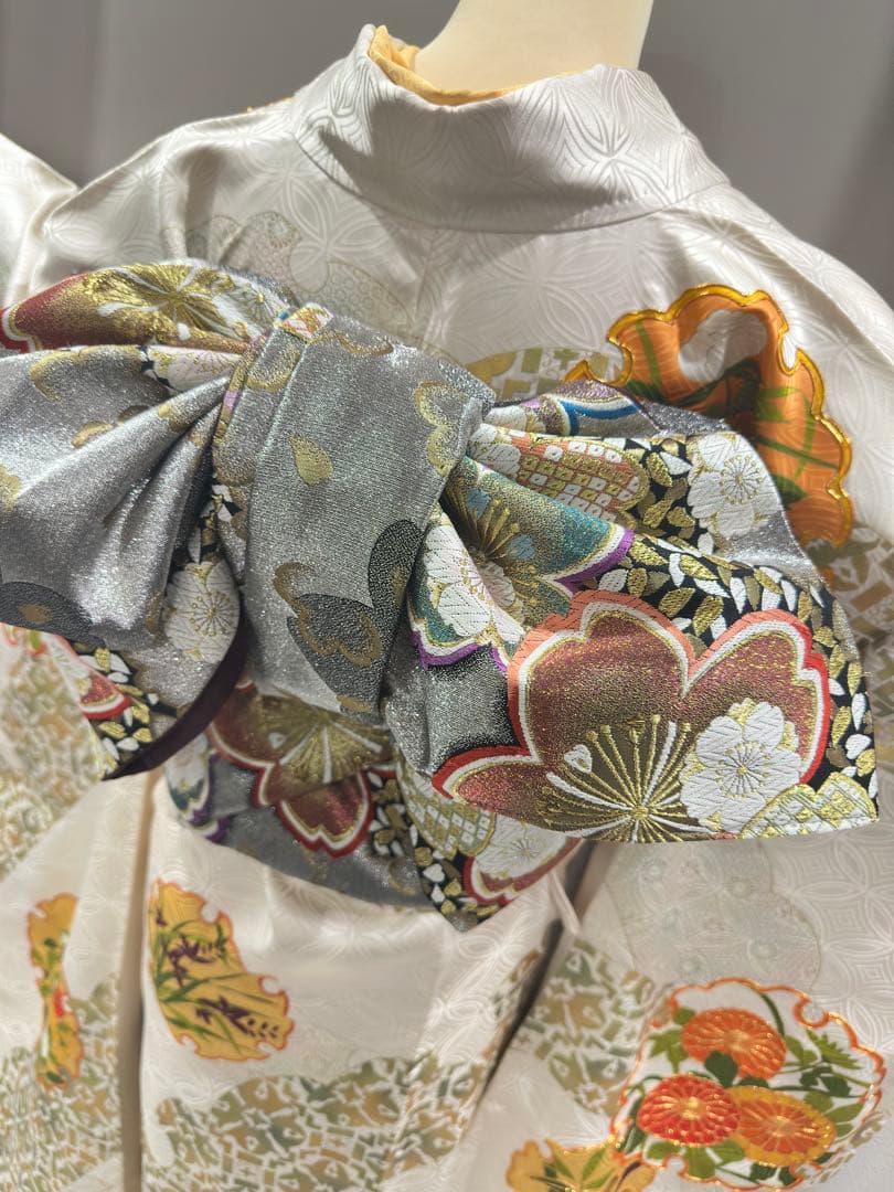 正絹 作り帯 二部式 振袖用｜二部式 作り帯 振袖 成人