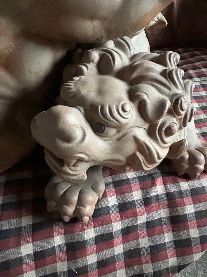 絡み獅子　から獅子　備前焼　信楽焼　店じまいSALE中