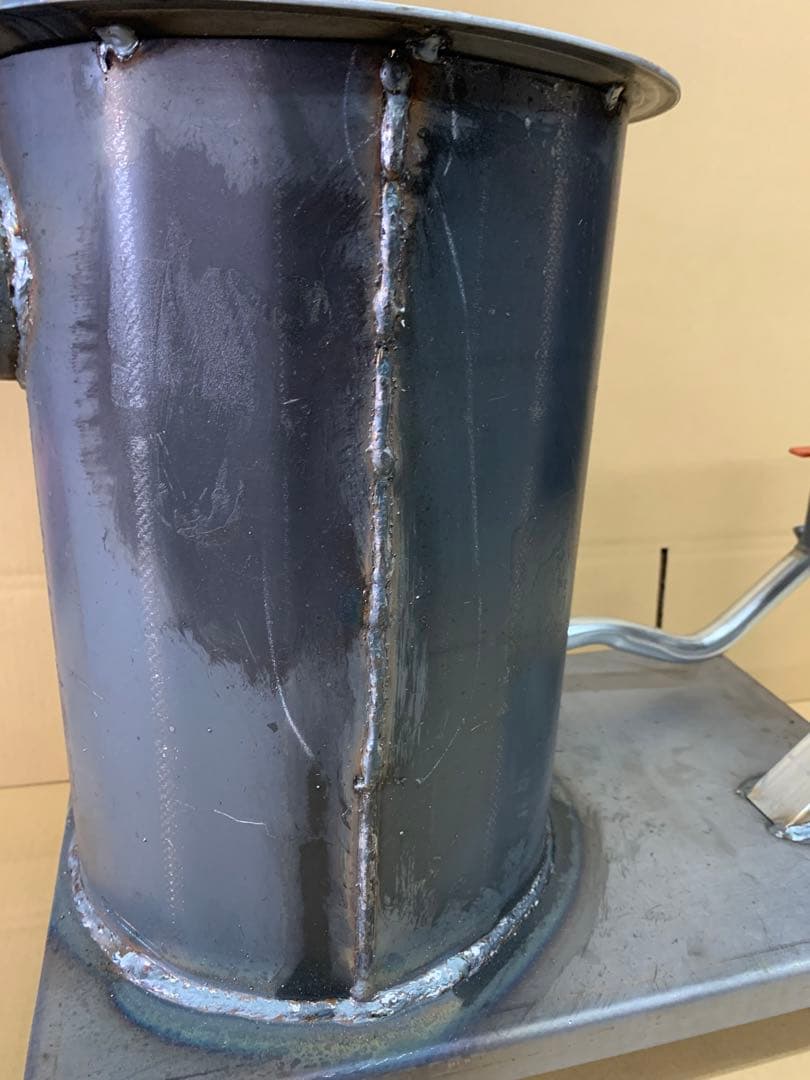 廃油ストーブ 煙突アダプタ付き80mm、100mm,106mm煙突使えます⓶