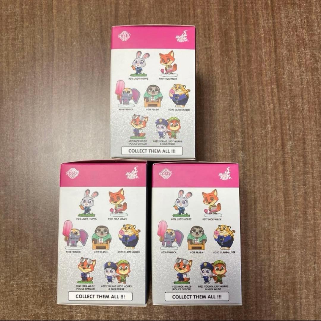 ズートピア　コスビ　ジュディ　ニック　クロウハウザー　フィギュア