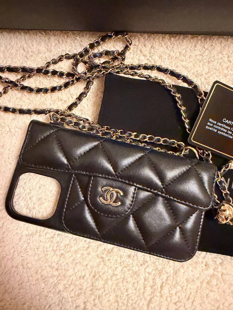 chanel iPhone12ケース マトラッセ