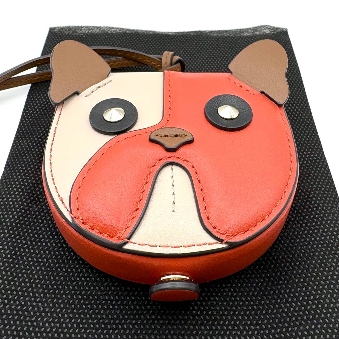【⭐︎新品未使用】フルラ ブルドッグ ケース アレグラ 犬 バッグチャーム