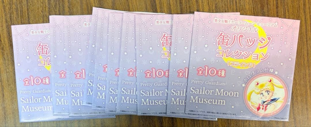 601か セーラームーン 缶バッジ ミュージアム 全10種類 ストア