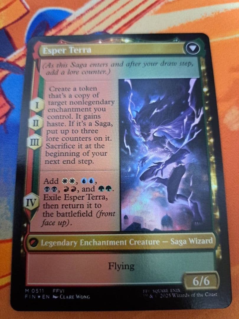 《魔導戦士、ティナ/Terra, Magical Adept》拡張 英 foil