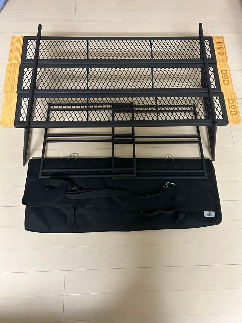 DOD テキーラテーブル☆アウトドアテーブル DOD】テキーラテーブル｜変形自在にアレンジ可能な究極の武骨焚き火